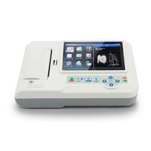 Digital 6 Channel 12 Leads ECG Monitor Machine ECG600g